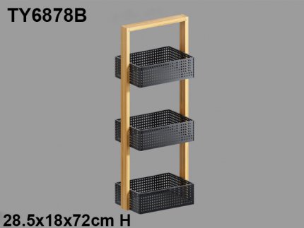 3-Tier Freestanding Storage Rack