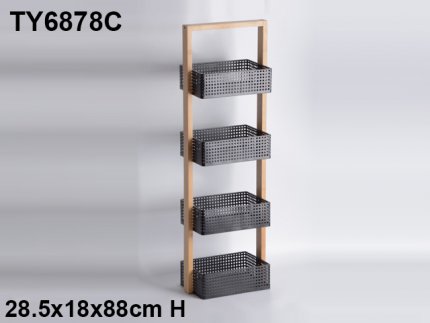 4-Tier Freestanding Storage Rack